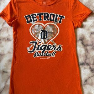 Genuine Merchandise Orange Detroit Tigers Kids Tee
